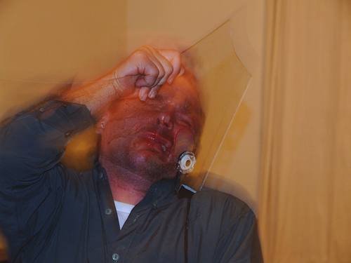 Lucas Abela performing as Justice Yeldham